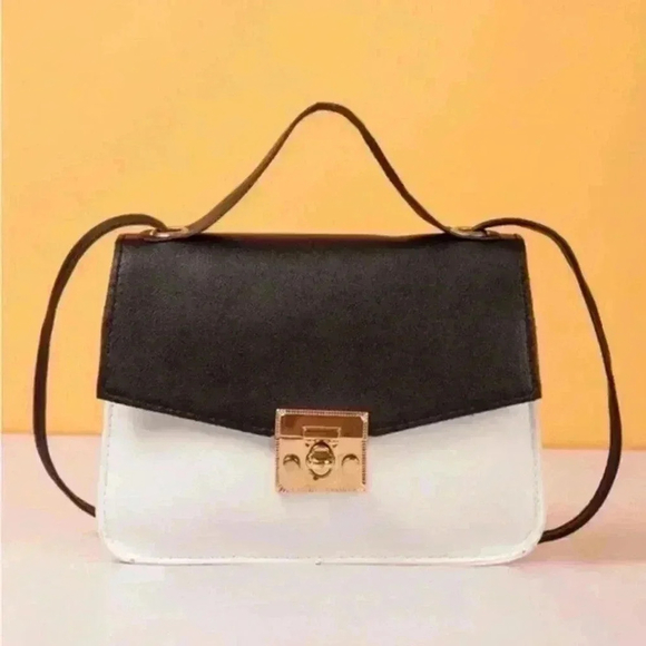 Handbags - ⚠️Clearance Mini Two Tone Flap Square Bag